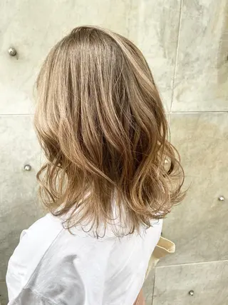 ミディアム カラー 【safric】 NAOのヘアスタイル