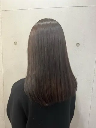 ミディアム おせ ちさとのヘアスタイル