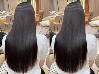 セミロング カラー 縮毛矯正✨🫧 レイヤー川村利幸のヘアスタイル