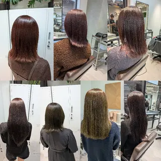 カラー 八木琉河/ハイトーン ブリーチ/艶髪カラーのヘアスタイル