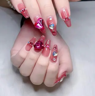 ロング nina beautyのネイルデザイン