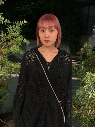 ミディアム カラー niina suzukiのヘアスタイル