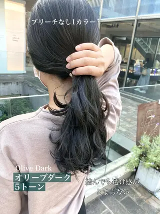 カラー ブリーチなしで 全国から予約殺到♡のヘアスタイル