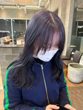 カラー 🤍垢抜け♡透明感 カラーmoeka🤍のヘアスタイル