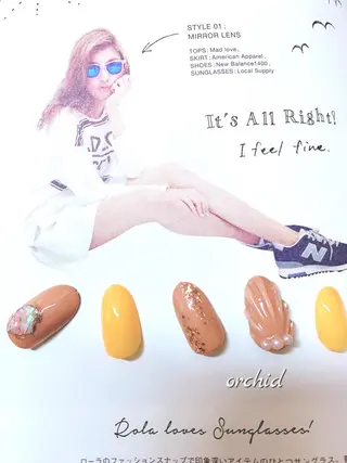 ネイル orchid ♡オーキッドのネイルデザイン