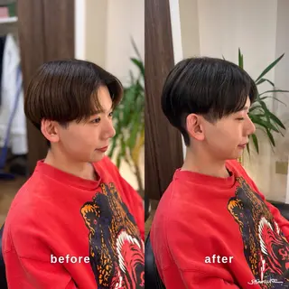 ショート カラー メンズ しんのすけ /モデルさん募集中のヘアスタイル