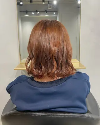 ミディアム パーマ 【表参道】Ruri デジタルパーマのヘアスタイル