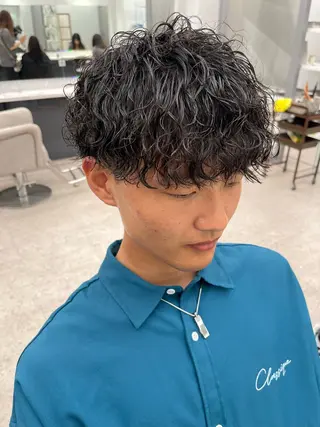 パーマ メンズ 🍐シャドウパーマ メンズ特化/守岡🍐のヘアスタイル