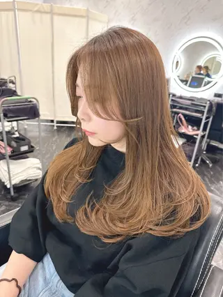 カラー 神谷 咲笑のヘアスタイル