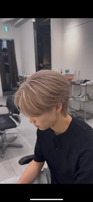 カラー メンズ そら/Ace栄 スパイキー/パーマのヘアスタイル