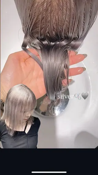 カラー 大阪梅田カラーカット モデル募集中🦋サヤのヘアスタイル