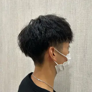 パーマ メンズ 🫧透け感⋆艶髪💎 山口アヤカのヘアスタイル