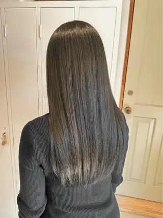 ロング ツヤ感/透明感カラー /蟹江/harunaのヘアスタイル