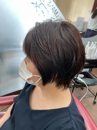 ショート コゾノ ミキコのヘアスタイル