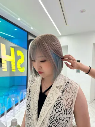 ミディアム カラー ヘアアレンジ 透明感💕今っぽ似合 わせ𝐍𝐨. 𝟏のヘアスタイル