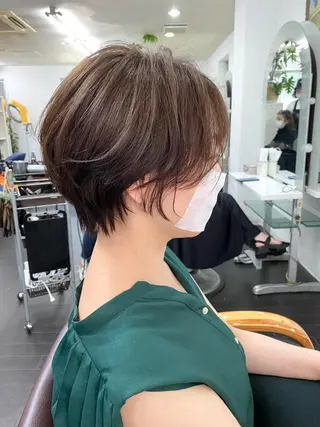 ショート カラー 🗻飯田誠也🗻 カットカラー得意のヘアスタイル