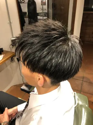 ショート メンズ 冨士川 英樹のヘアスタイル