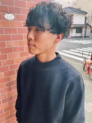メンズ 丹羽大喜 縮毛矯正/美髪矯正のヘアスタイル