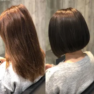 ショート 縮毛矯正セミナー講師 ヨコモリユウキのヘアスタイル