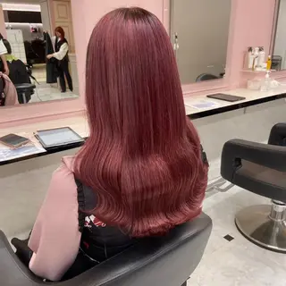 カラー 🎀ガーリー暖色モテ ヘア🎀/MAO🎀のヘアスタイル