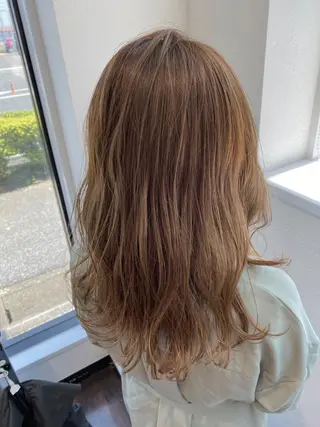 セミロング カラー 川合 勇気のヘアスタイル