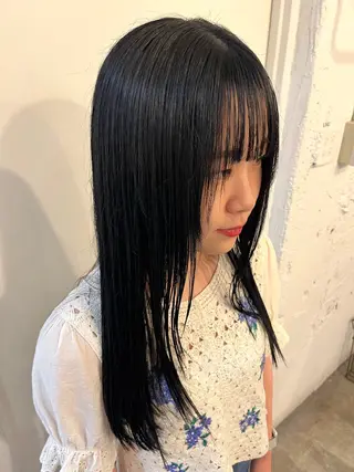 ロング カラー パーマ ヘアアレンジ メンズ キッズ ✴︎UNU ✴︎モエカのヘアスタイル