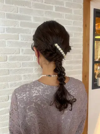 ロング ヘアアレンジ Topstylist YUKIのヘアスタイル