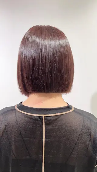 ショート カラー スキバサミを使わない カット🌼唯🌼のヘアスタイル