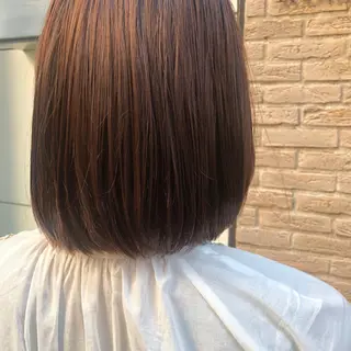 ミディアム カラー ，comma momoka🪄のヘアスタイル