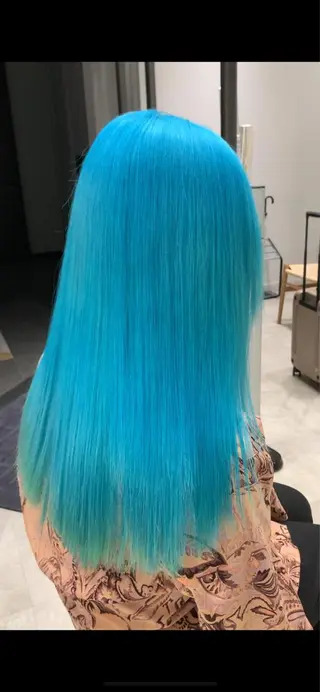 ロング カラー れい🫧 ハイトーン特化のヘアスタイル