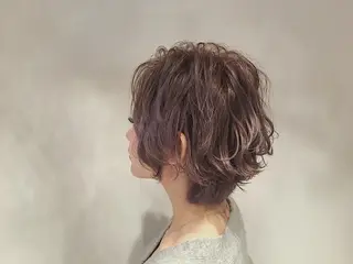 ショート カラー カラーモデル募集中 美容室ハピスのヘアスタイル