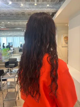 ロング パーマ ANY/須田麻人 /パーマスタイルのヘアスタイル