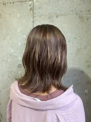 ミディアム カラー シールエクステ 🪽CHIAKIのヘアスタイル