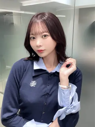 ミディアム MiU所属・癖毛救済✂️ボブ /髪質改善ストレートのヘアスタイル