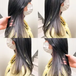 セミロング カラー ヘアアレンジ 新宿/顔周りカット/ レイヤー/がっきーのヘアスタイル