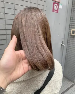 カラー 酸性ストレート/ブリ ーチなし/中村 匠のヘアスタイル