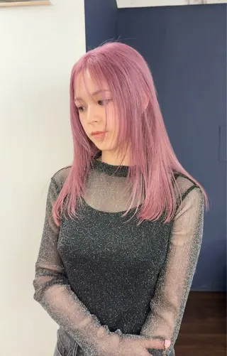 ロング カラー ブリーチ　ハイトーン 特化🌈フジタハルキのヘアスタイル