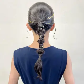 ロング ヘアアレンジ 初めてのショート お任せください✂️のヘアスタイル