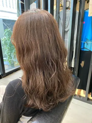 ロング ヘアアレンジ メンズ キッズ ネイル マツエク・マツパ 透明感カラー🤎 ゆりのヘアスタイル