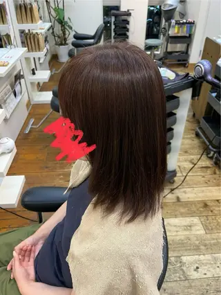 ミディアム カラー 🦒galaxy フセヨシキ🏍️のヘアスタイル