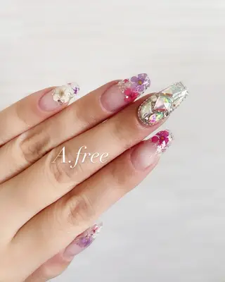 ネイル A.free✧*｡ アレルギー対応✧*｡のネイルデザイン