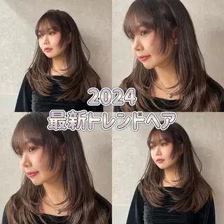 ロング カラー レイヤー/縮毛矯正 のマスター【タケル】のヘアスタイル