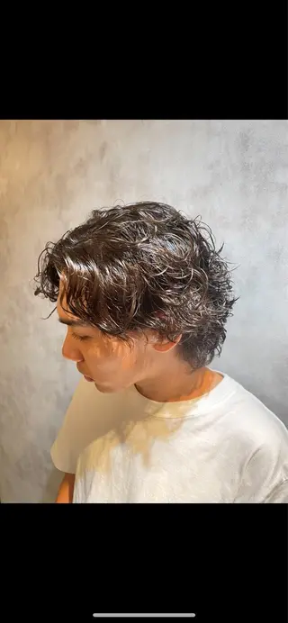 パーマ メンズ 🎨透明感モテカラー DAIKI🎨のヘアスタイル