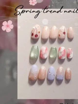 ネイル sae ＊ パラジェル/田町のネイルデザイン