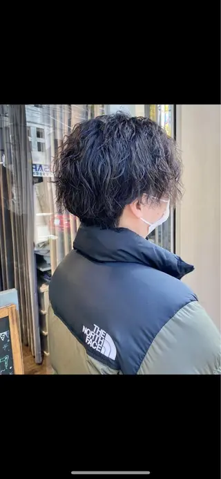 ショート メンズ レイヤーカット🌈 透明感カラー🌷ユリのヘアスタイル
