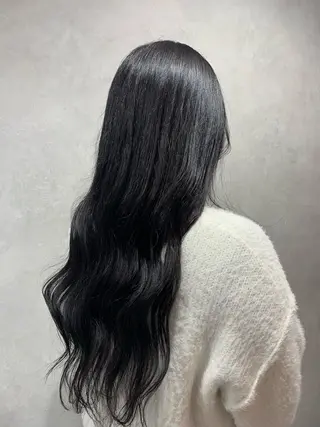 ロング lena🎀 透明感カラー/韓国風のヘアスタイル