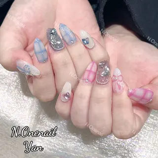 ネイル 長いだし/スカルプ/ パラシェルN.oneのネイルデザイン
