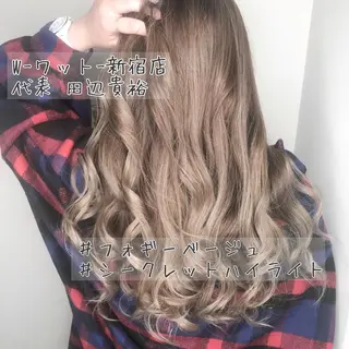 ミディアム カラー パーマ ヘアアレンジ メンズ キッズ ネイル マツエク・マツパ 🫧代表/新宿駅近/ 限定価格🫧田辺貴裕のヘアスタイル
