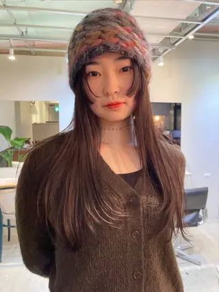 ロング カラー 森田 博樹のヘアスタイル