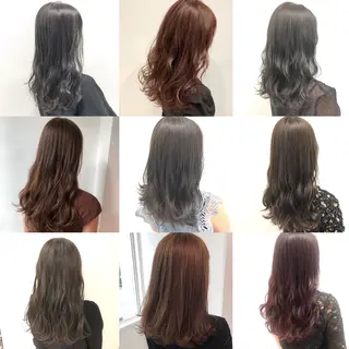 カラー 💖ブリーチなし透明 感💖ASAHIのヘアスタイル